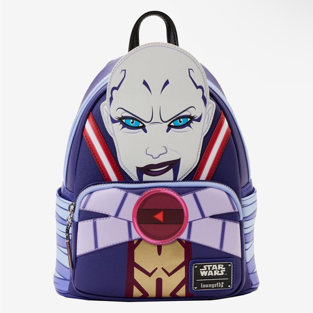 💜PRICE FIRM💜 Exclusive Loungefly Star Wars Asajj Ventress Cosplay Mini Backpack